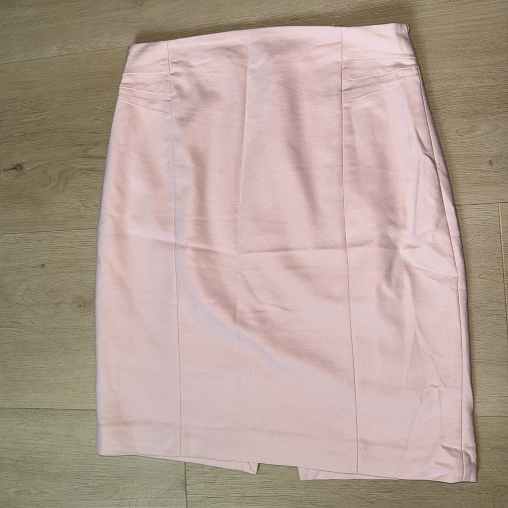 Express Light Pink Pencil Skirt
